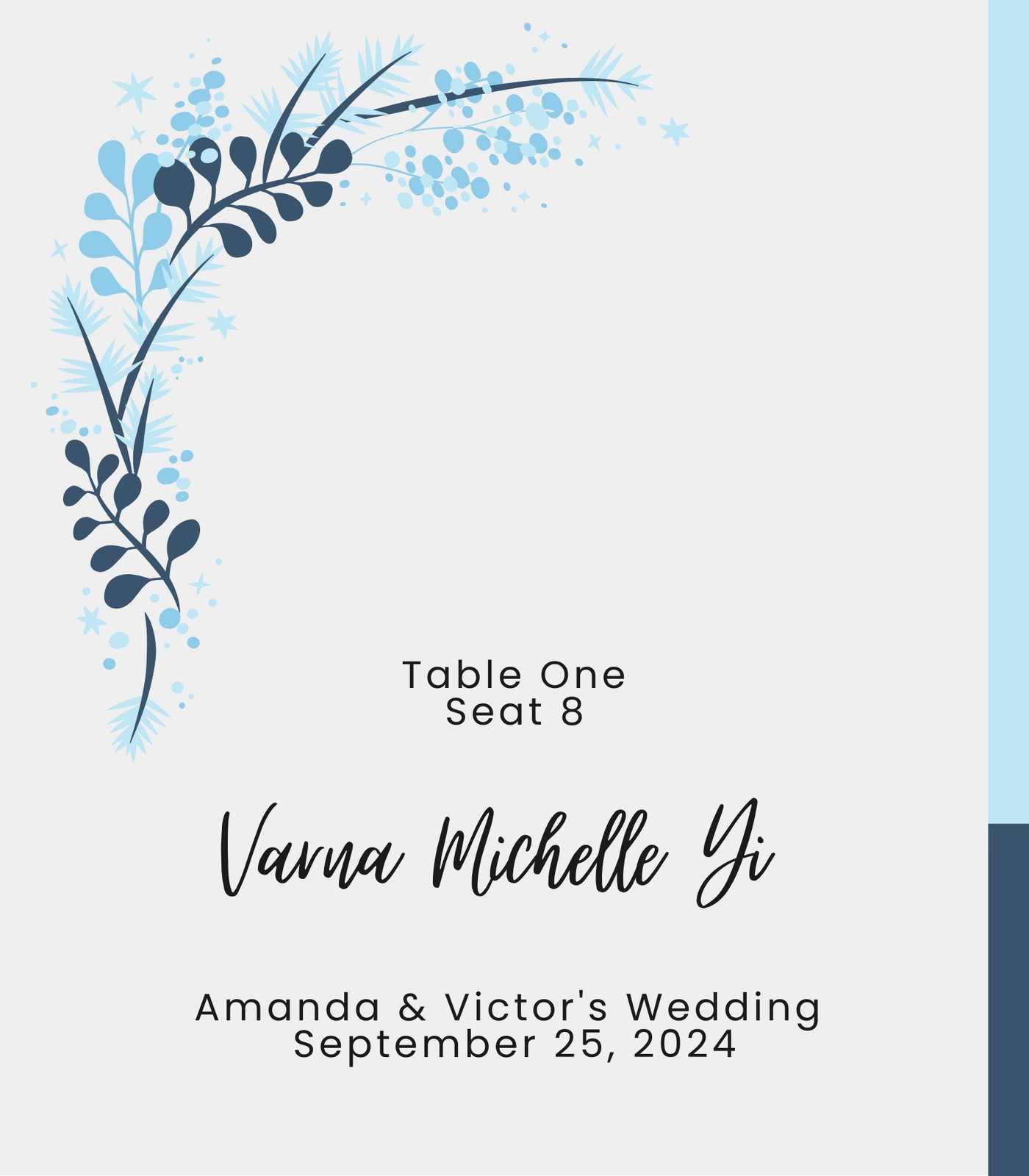 Gold Wedding Place Card Template - Digital Download Editable Printable – We  Do Bou