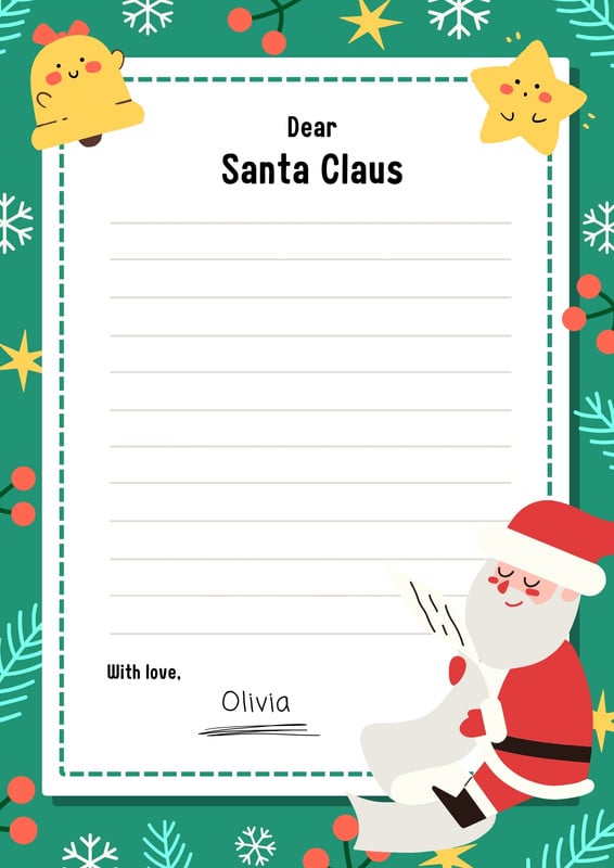 Free and customizable santa claus templates