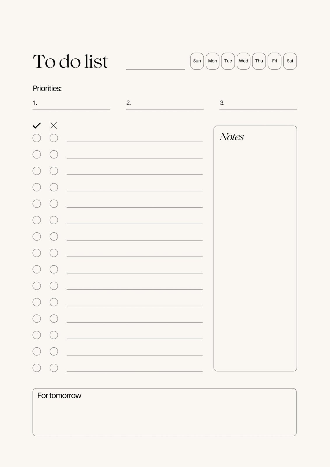 Page 2 - Free and customizable to do list templates