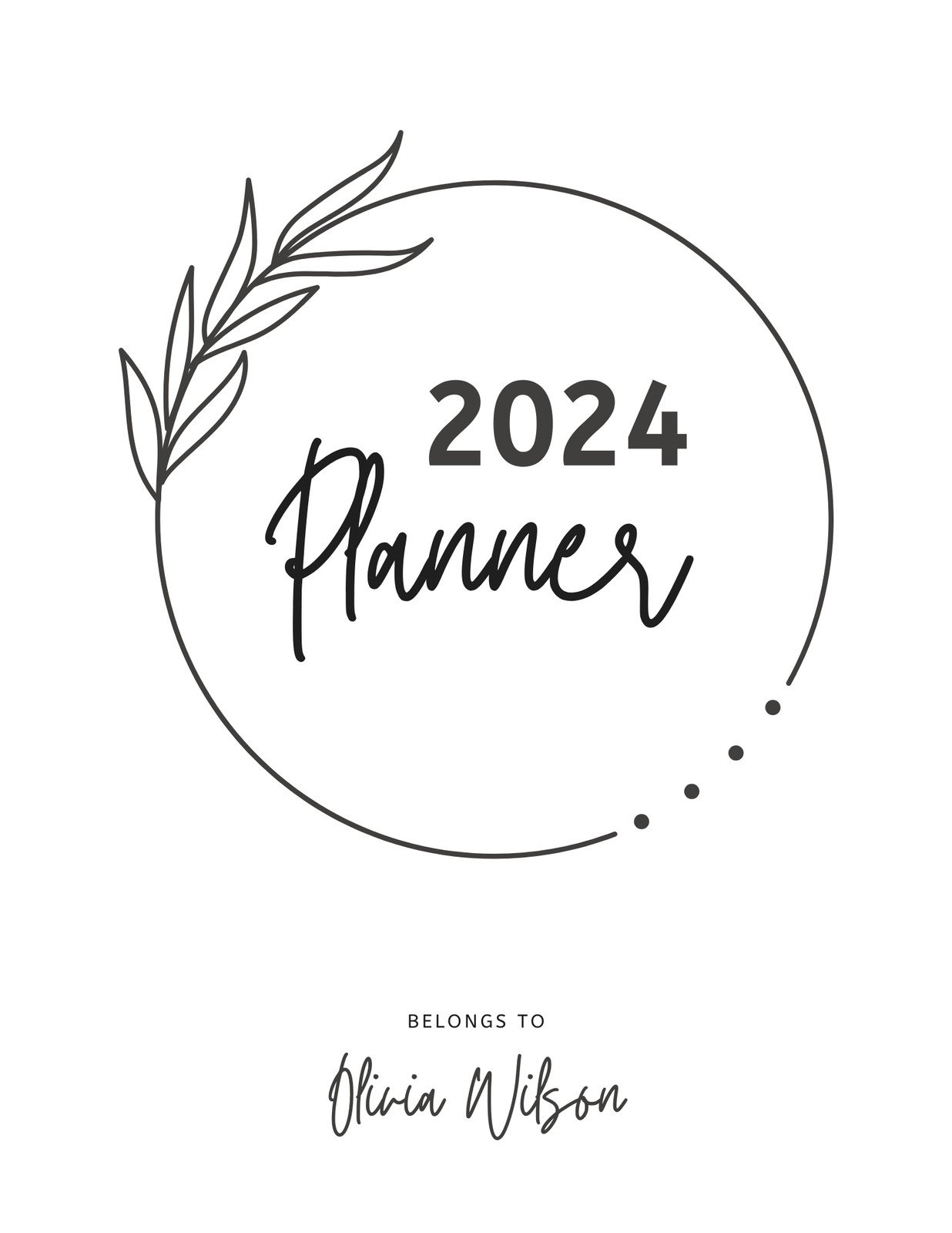 Free, printable planner templates to customize