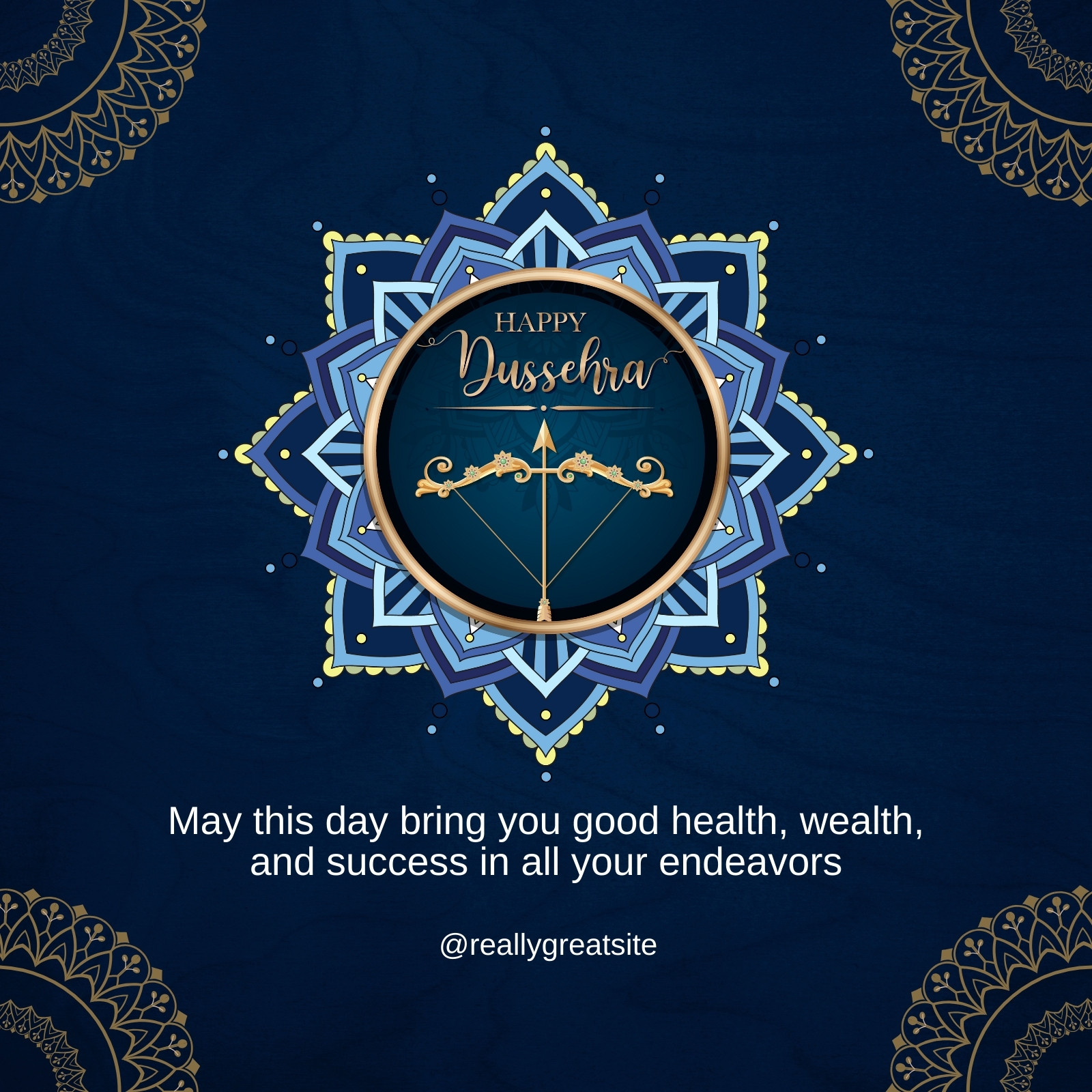 Happy Dussehra greeting banner. Vijayadashami, Hindu festival logo  template. Indian Holiday Unusual lettering. Stock Vector | Adobe Stock