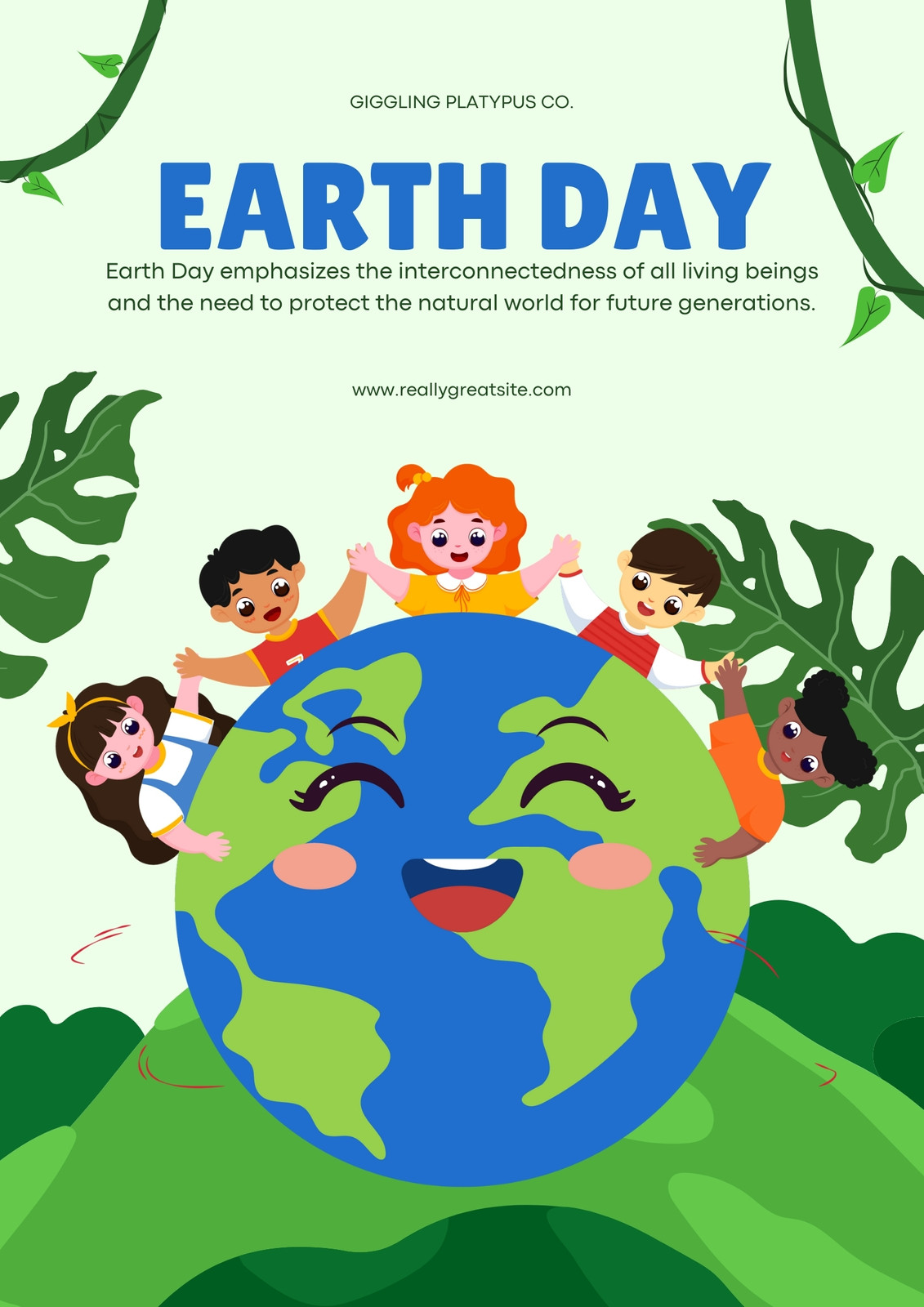 green earth day poster