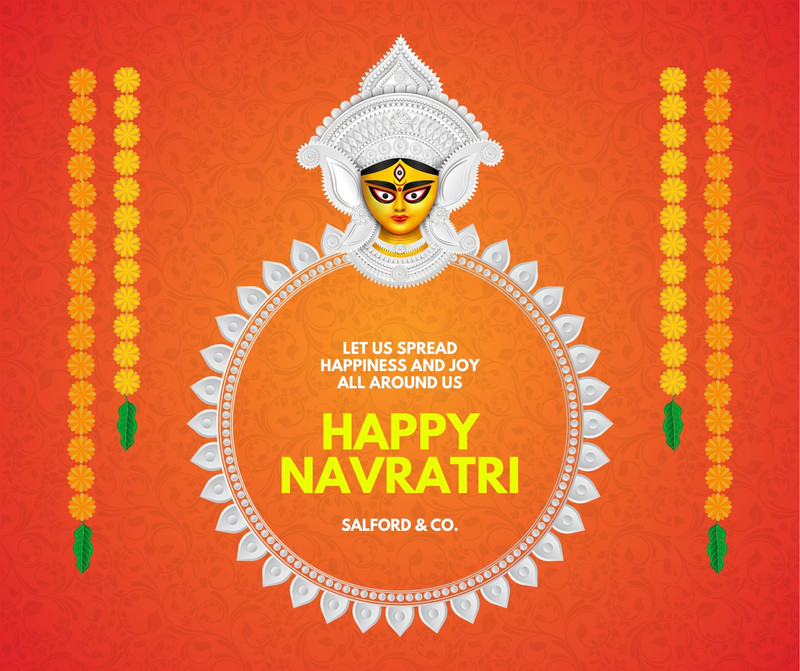 Happy Navratri Festival India Vector Typography Stock Vector (Royalty Free)  1170307825 | Shutterstock