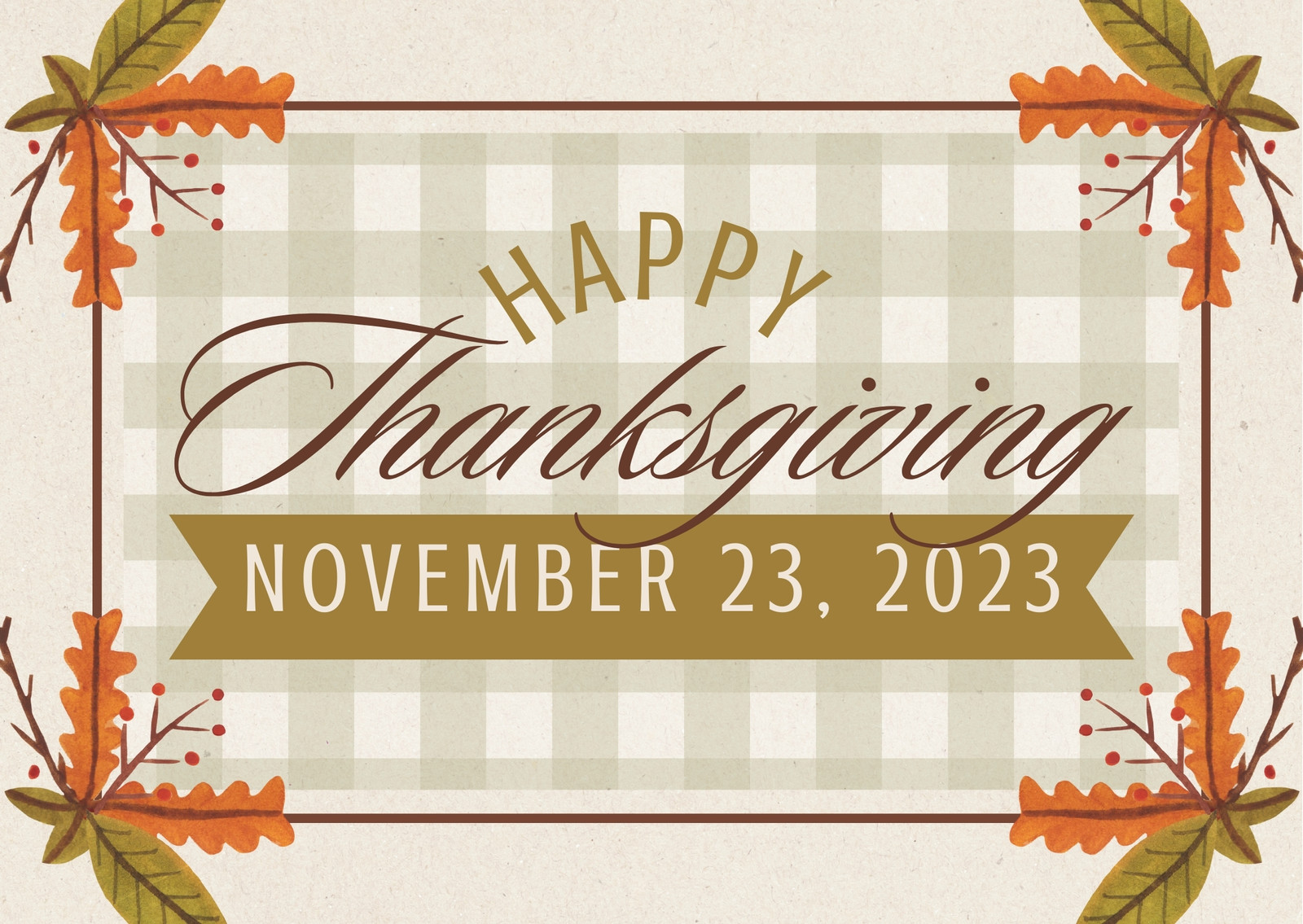 Happy Thanksgiving Day Poster  Free Cards Template - Piktochart
