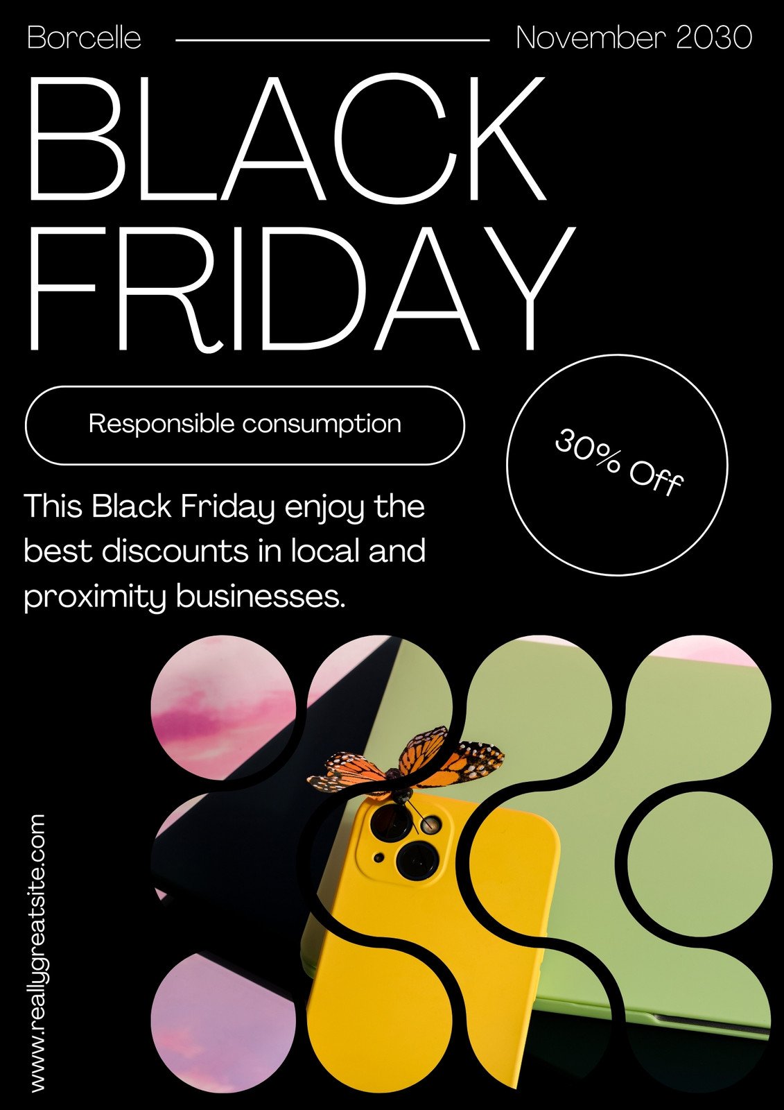 Page 5 - Free custom printable Black Friday flyer templates