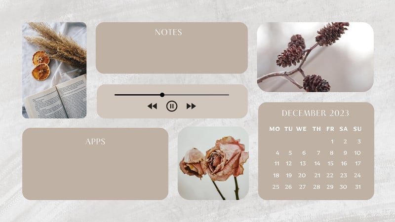 canva beige aesthetic december 2023 organizer desktop wallpaper lGepaS5H j4