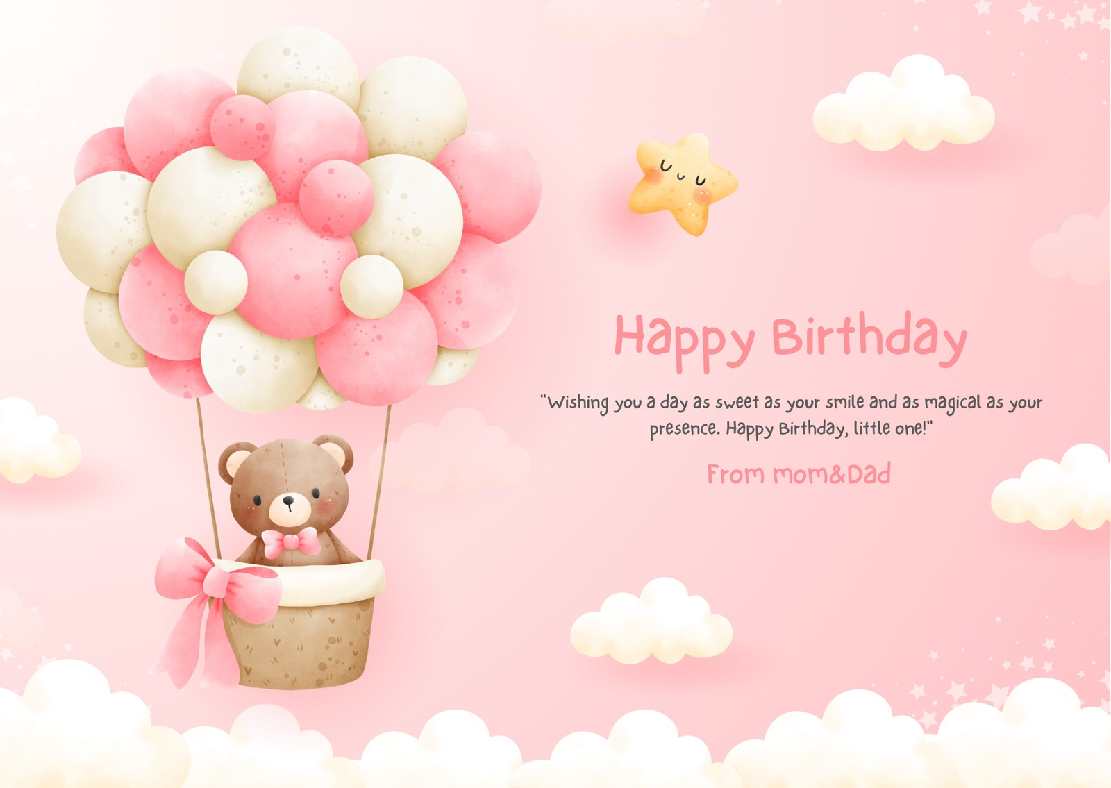 Free and customizable birthday templates