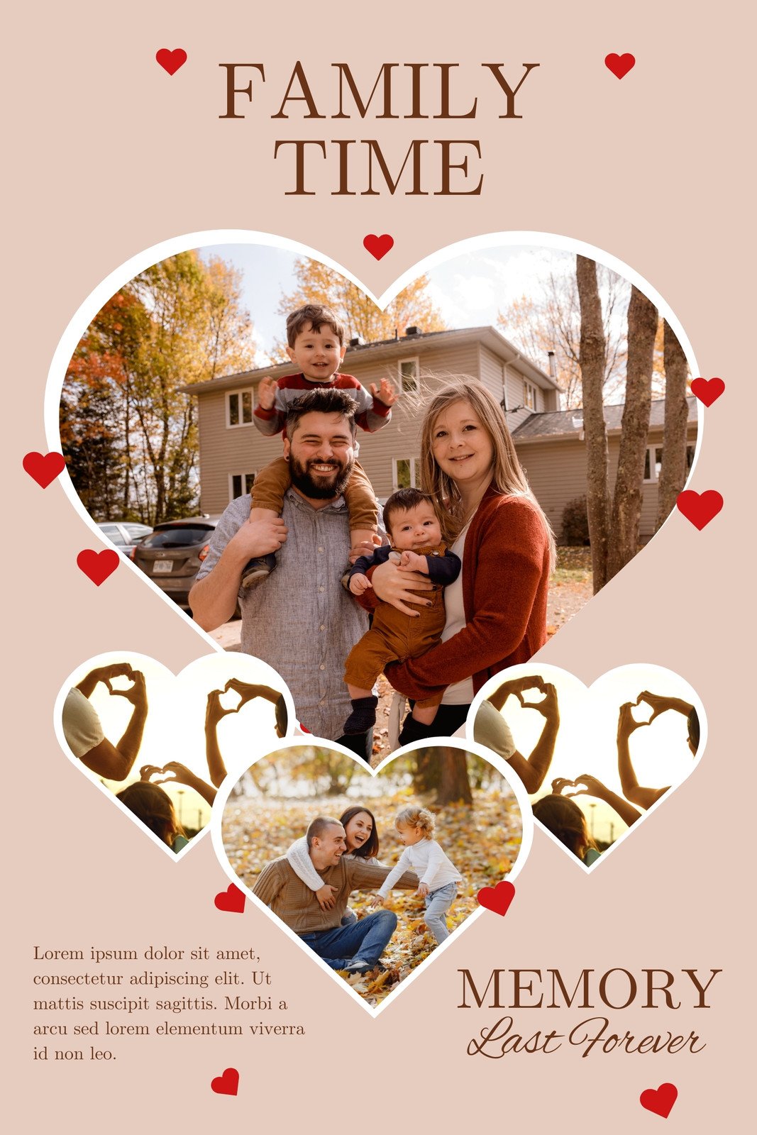 Free and customizable love templates