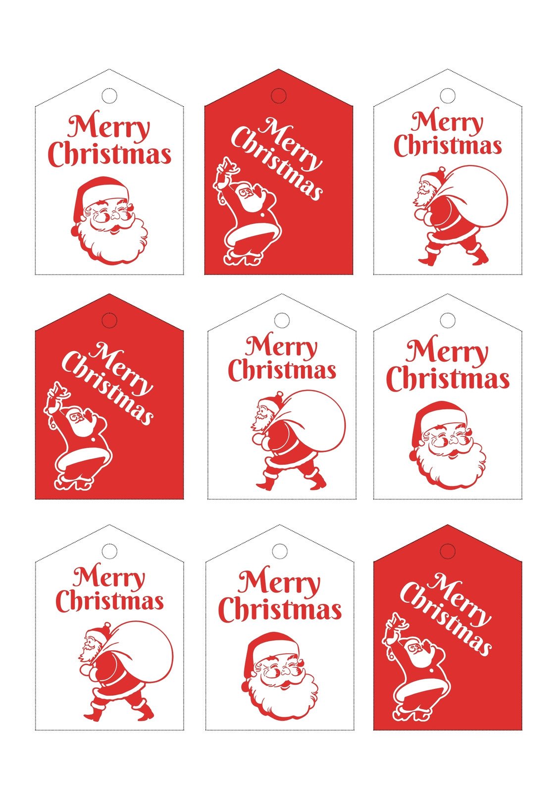 FREE! - Printable Christmas Labels - Gift Tags for Presents