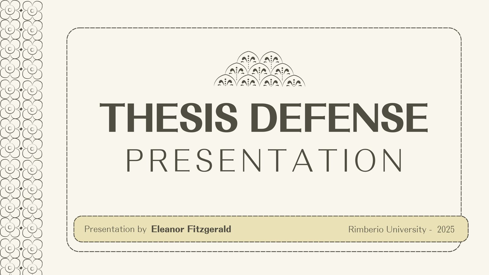dissertation defense powerpoint template