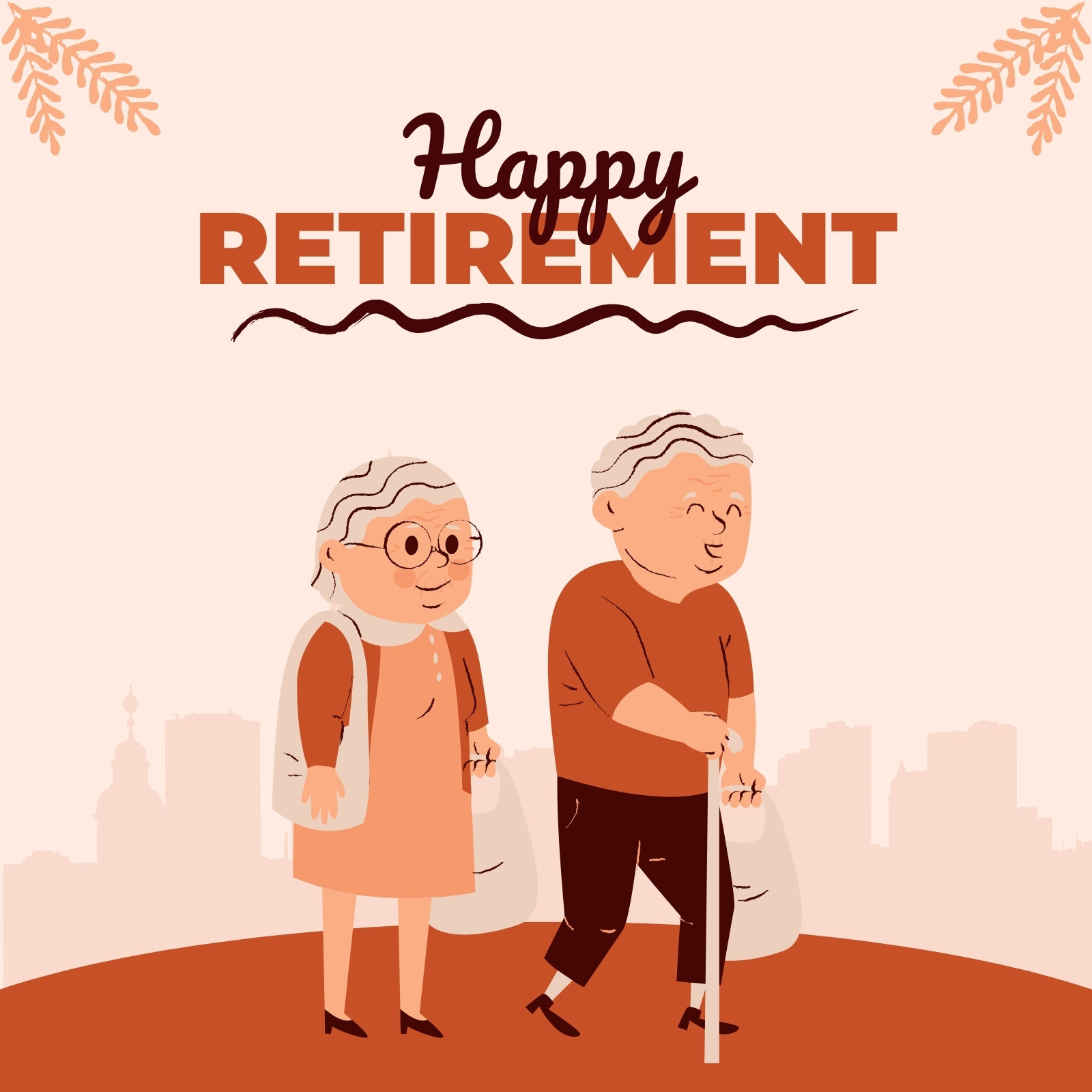 Free and customizable retirement templates