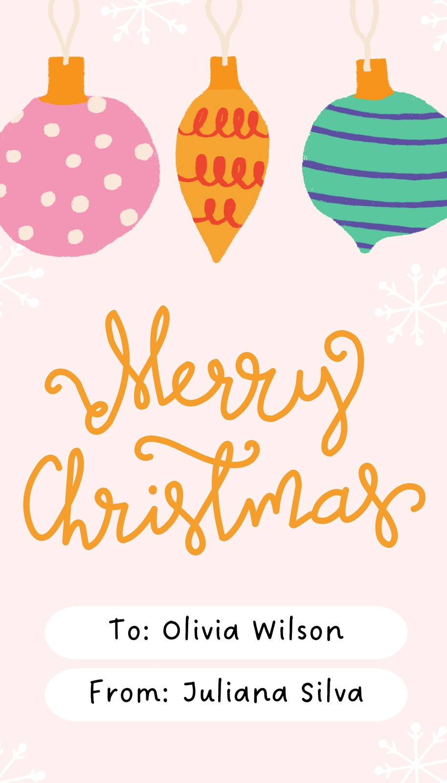 Page 5 - Free custom printable Christmas tag templates