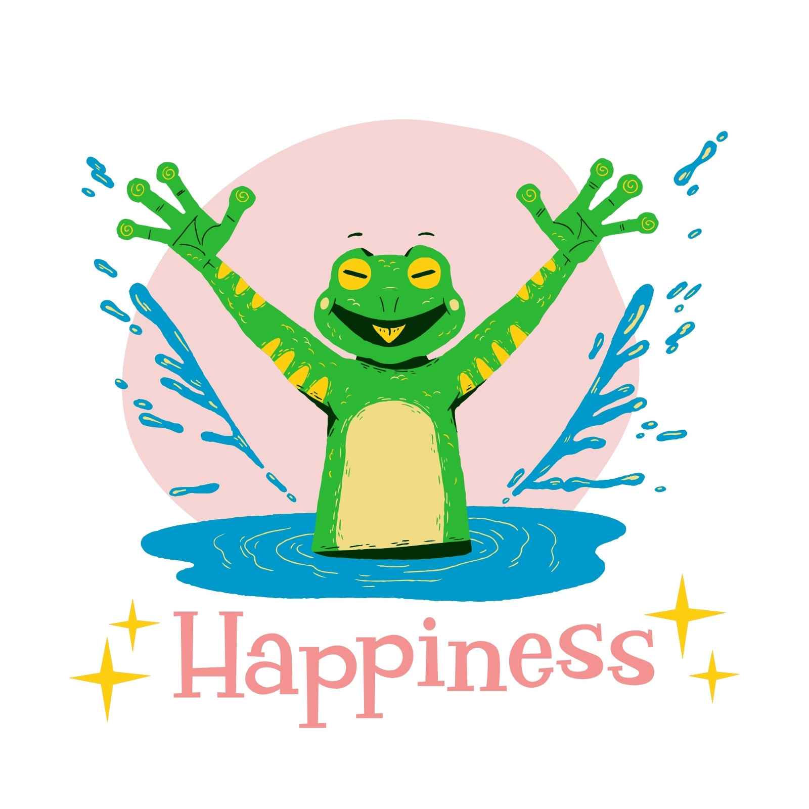 Page 2 - Free and customizable frog wallpaper templates
