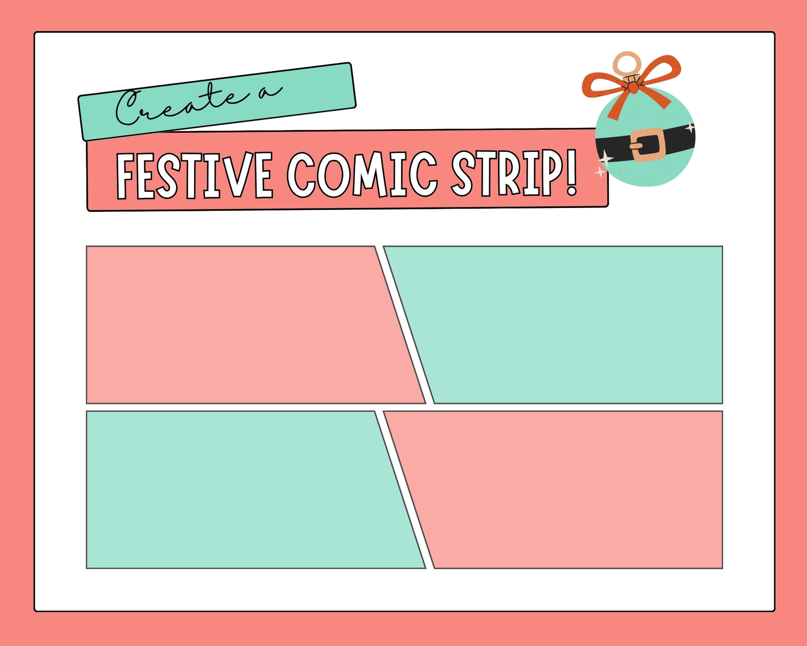 Free printable comic strip templates you can customize