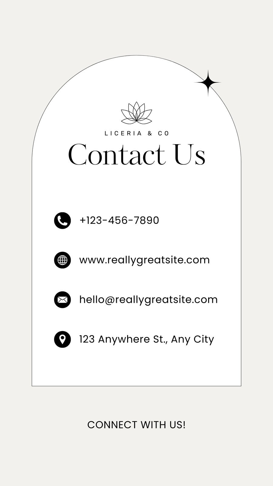 Free and customizable contact us templates