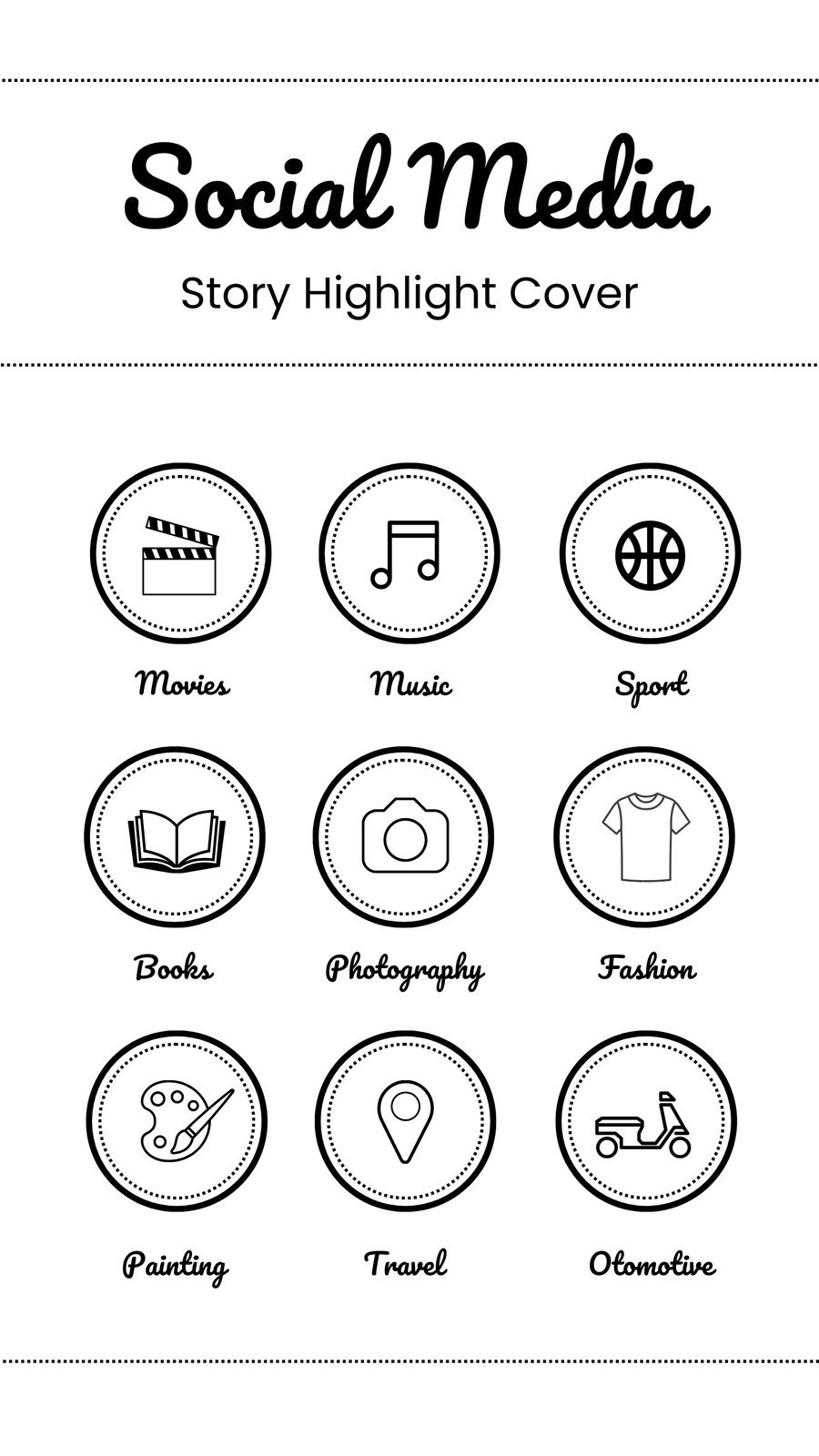 100 Music Instagram Highlight Covers, Music IG Icons, Music Lover Instagram  Template Bundle, Story Highlights, Black and White Music Icons - Etsy