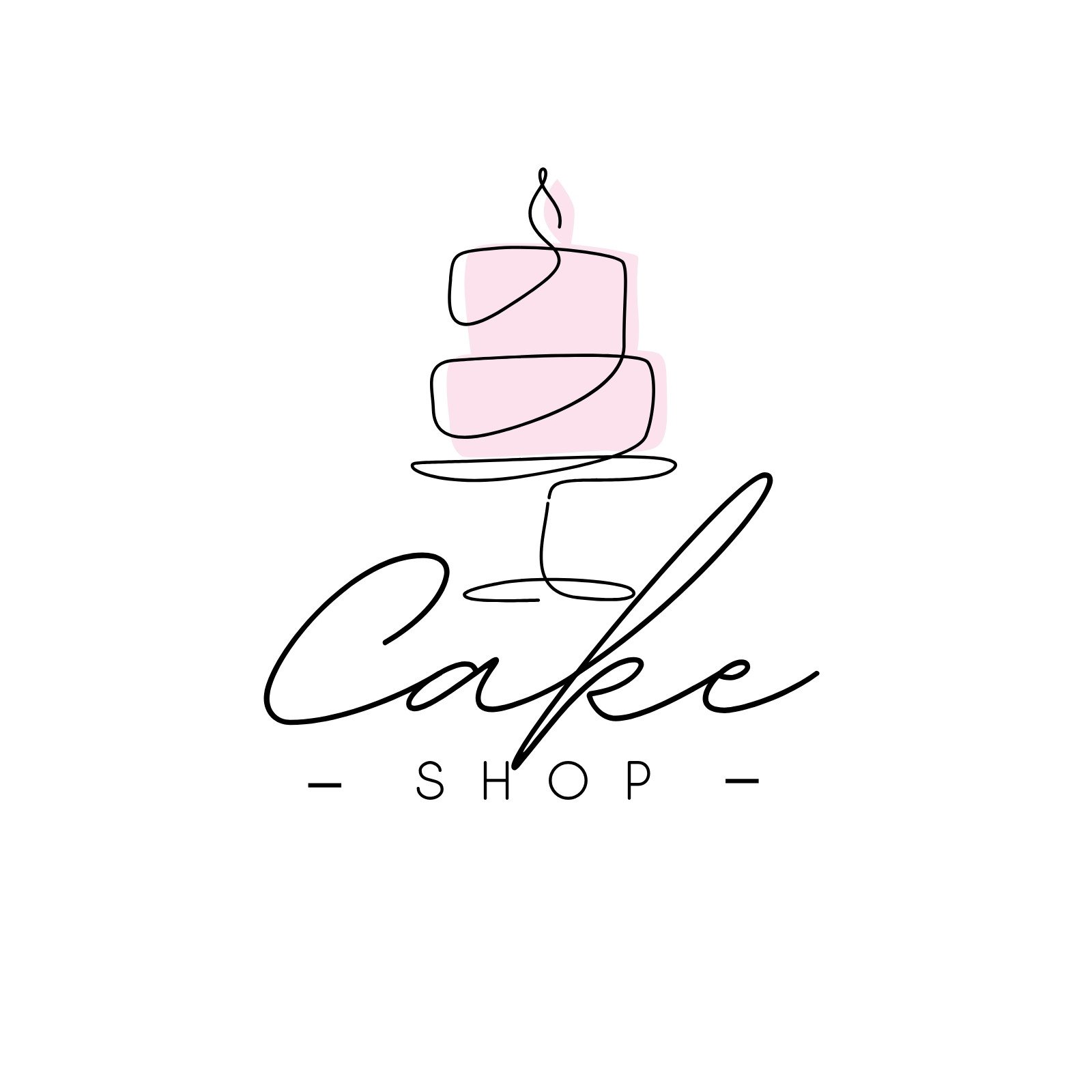 Birthday Cake Logo Template With Cherries And... - Stock Illustration  [105996079] - PIXTA