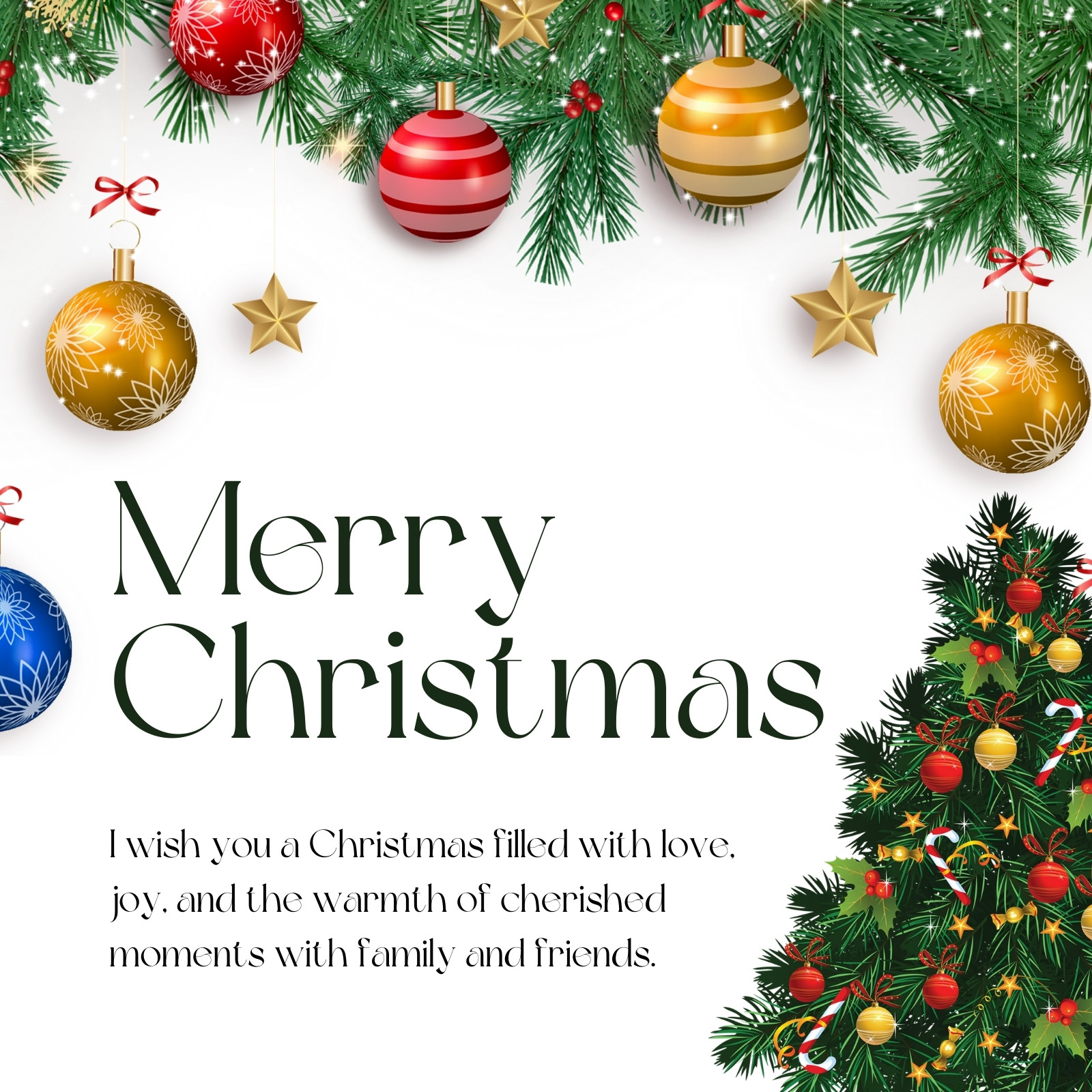 Canva Christmas Card Template, 5x7 Photoshop and Canva template for Fa –  Birdesign