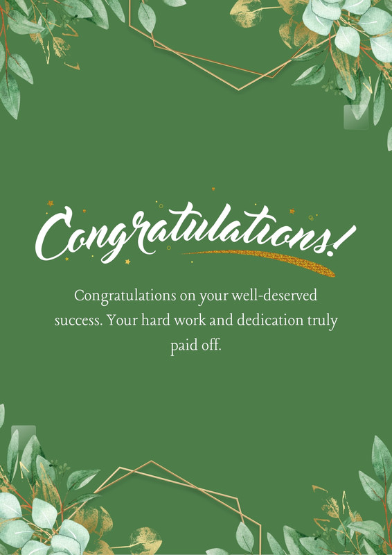 Free custom printable congratulations poster templates | Canva