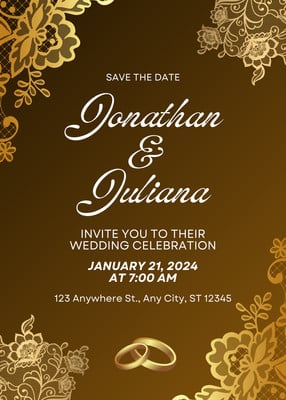 Save the Date Cards | Personalize & Order Prints from Canva