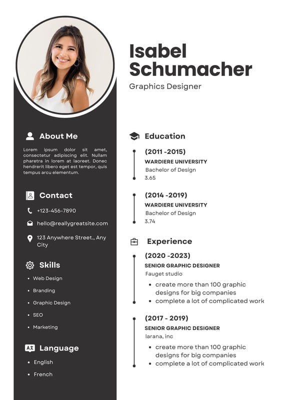 Free, beautiful modern resume templates to customize | Canva