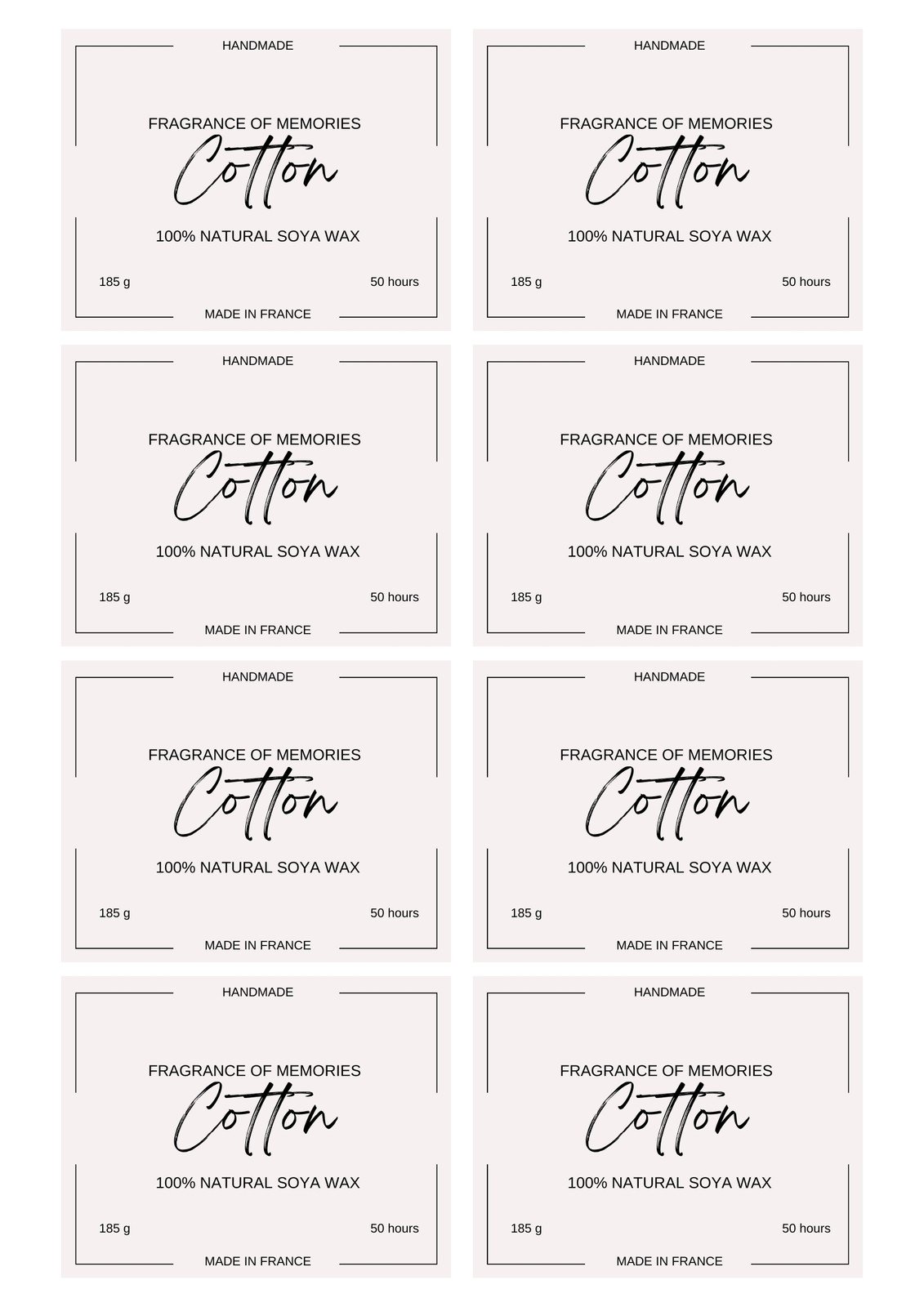Editable Candle Labels, Candle Label Template, Printable Stickers for –  SAVVY PAPER CO