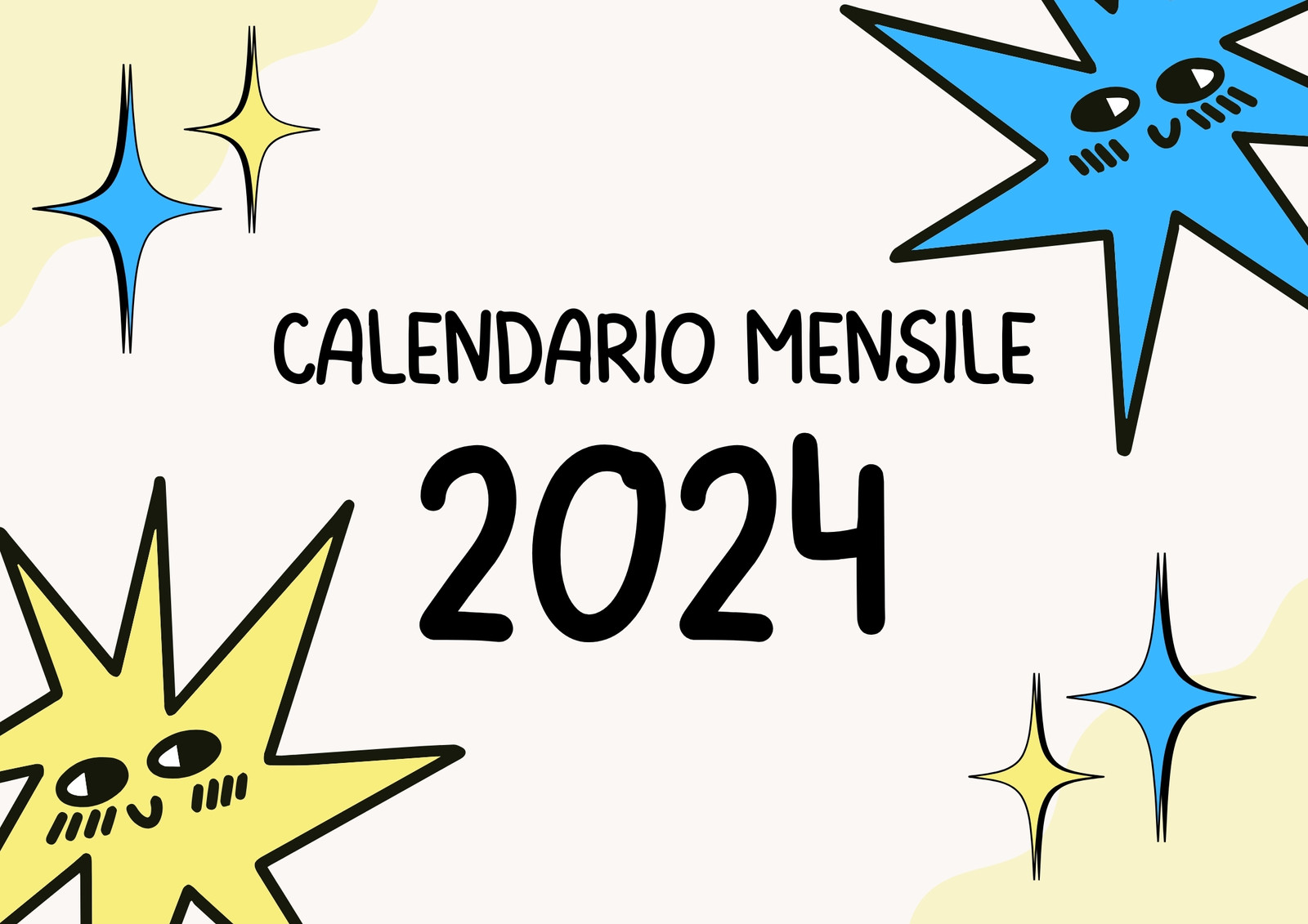 modello di calendario per l'anno 2024. agenda planner in stile minimalista.  la settimana inizia di domenica. modello di calendario annuale. design  mockup nei colori bianco e nero, vacanze nei colori rosso 4213823