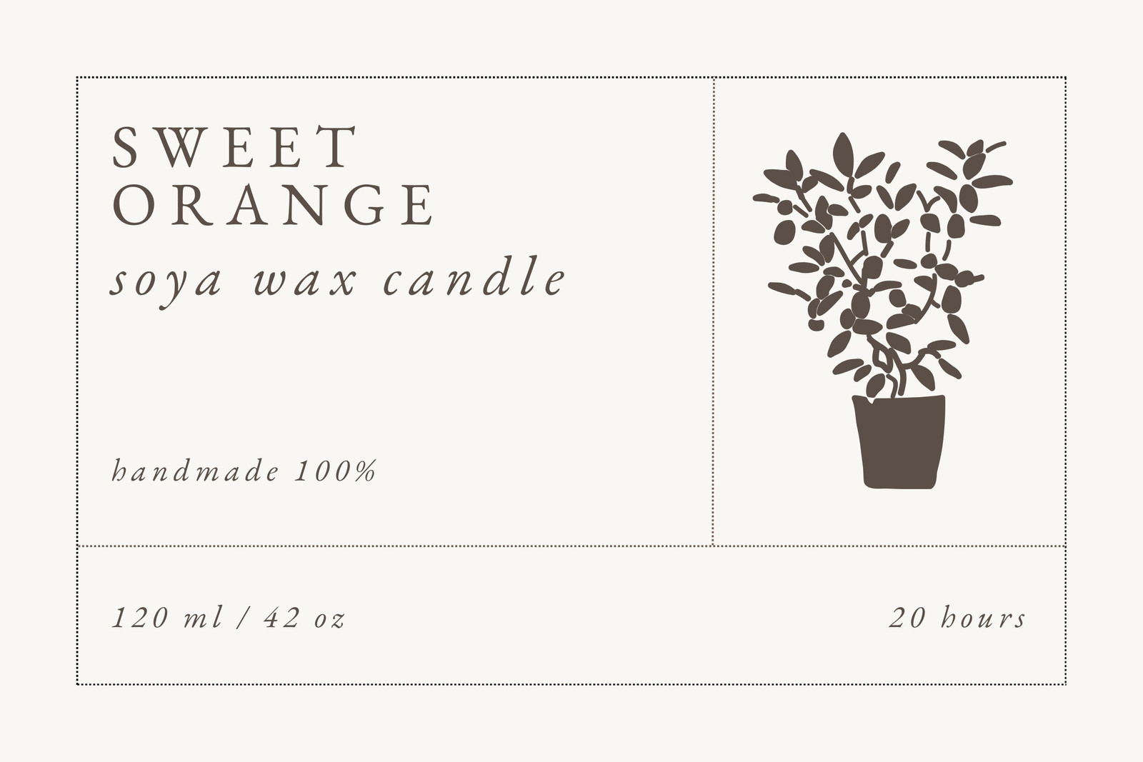 Free printable custom candle label templates