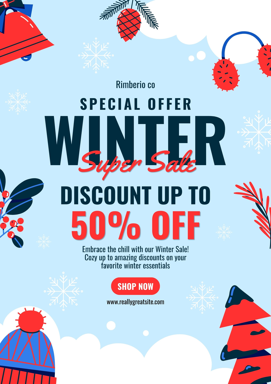 Winter Sale Poster