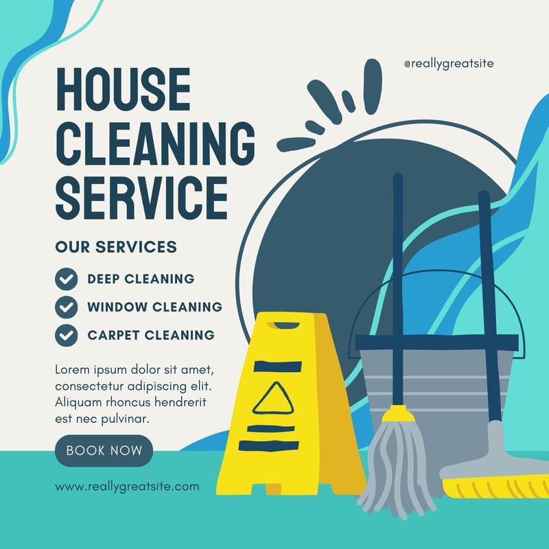 Free and customizable cleaning templates