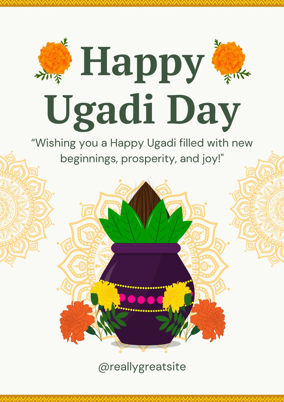 Free And Customizable Ugadi Templates