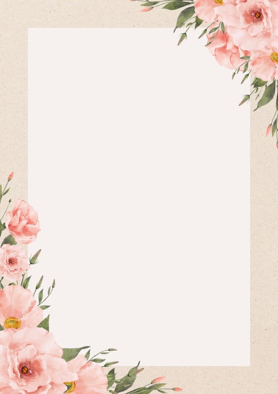 Customize 475+ Flower Page Border Templates Online - Canva