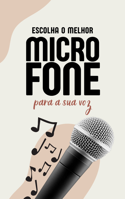 Capa de Ebook sobre Microfone
