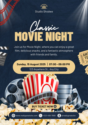 Page 2 - Free customizable movie night poster templates | Canva