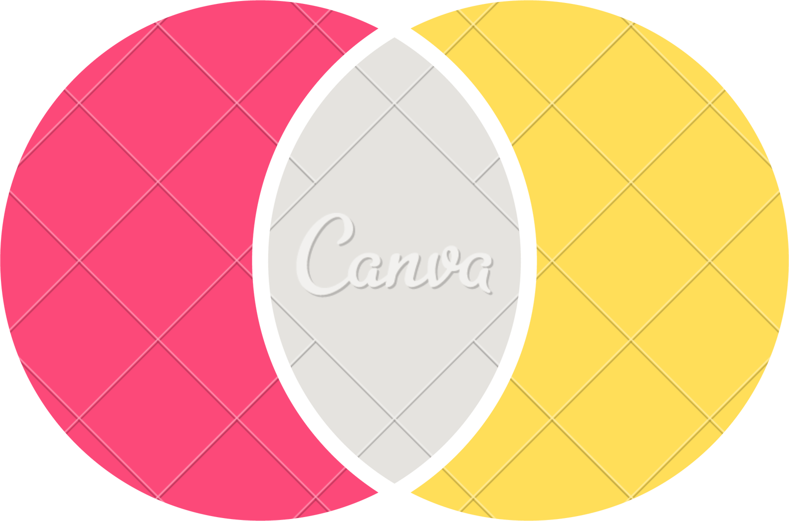 Venn Diagram Chart Vector Template Two Circle Photos By Canva