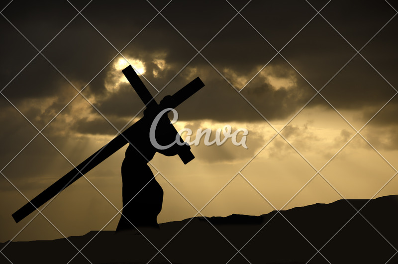 Jesus Christ Carrying the Cross - Photos by Canva