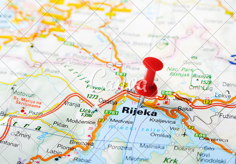 Rijeka Croatia Map - Photos by Canva