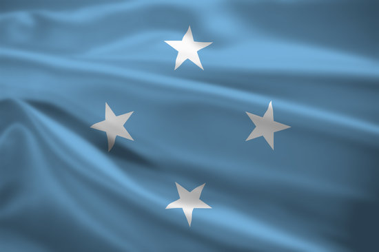 Micronesia Federated States Of Flag Coloring Pages - Learny Kids