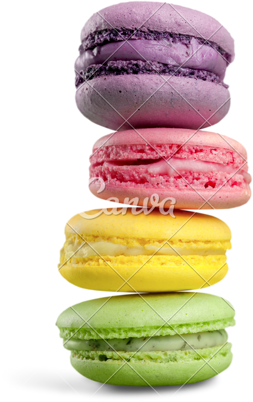Colorful Macaroons Collection - Photos by Canva