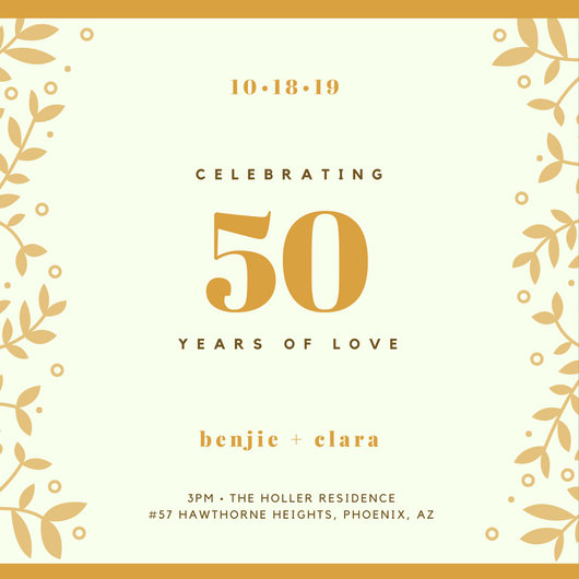 50Th Anniversary Invitations Letter 3