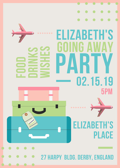 Going Away Party Flyer - Templates by Canva