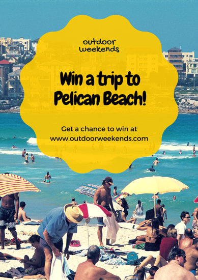 win a trip poster