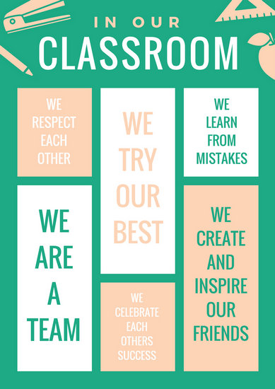 canva pink green classroom poster MAB5WQaWIEU