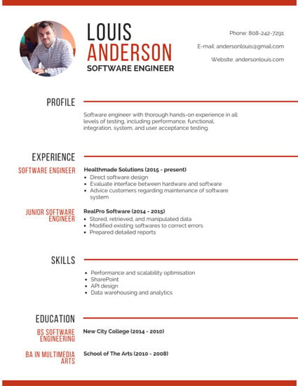 traditional accountant resume