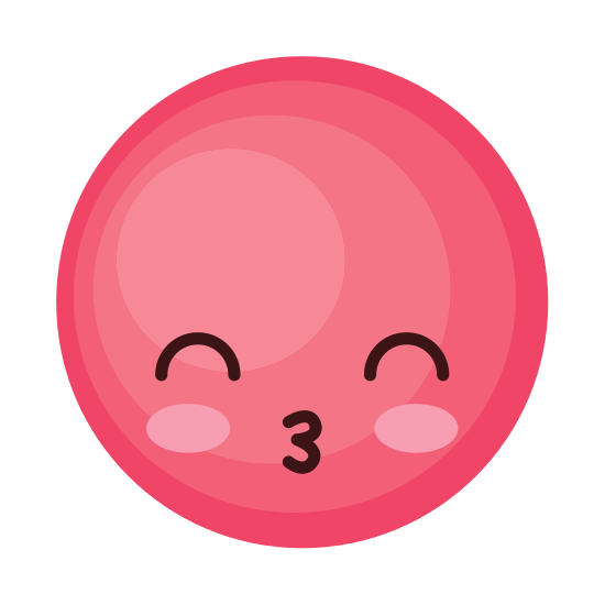 face emoticon cute circle icon canva