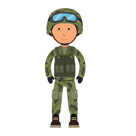 England Classic Soldier Vector Illustration - Icons by Canva