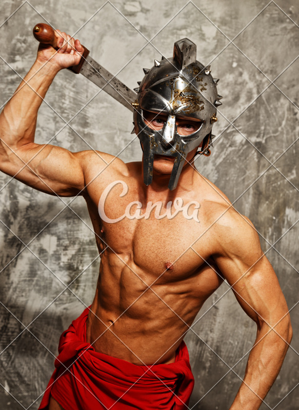 Gladiator with Muscular Body - Photos by Canva