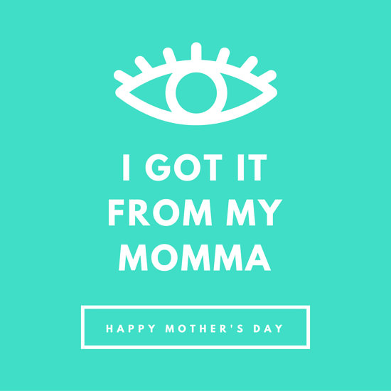 Eye Icon Mother's Day Social Media Post - Templates by Canva