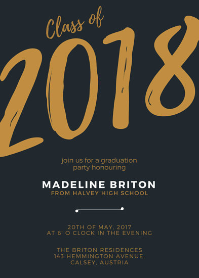 canva typographic graduation invitation MABzsGgVUbY