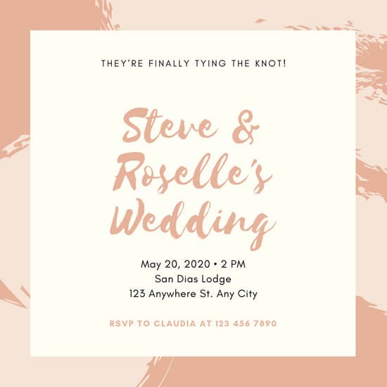 Customize 645+ Wedding Invitation templates online - Page 10 - Canva